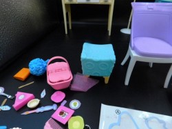 bedroom playset blue bed f